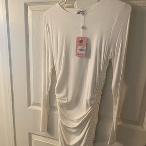 White long sleeve dress